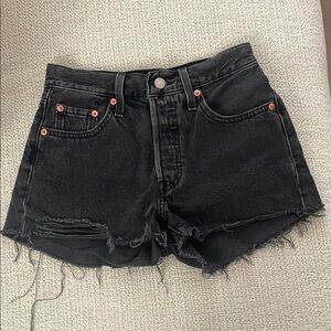 Levi’s Black Denim Women's Shorts